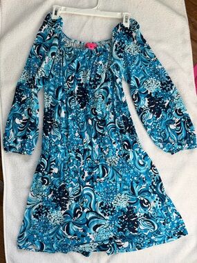 Blue Lilly Pulitzer romper